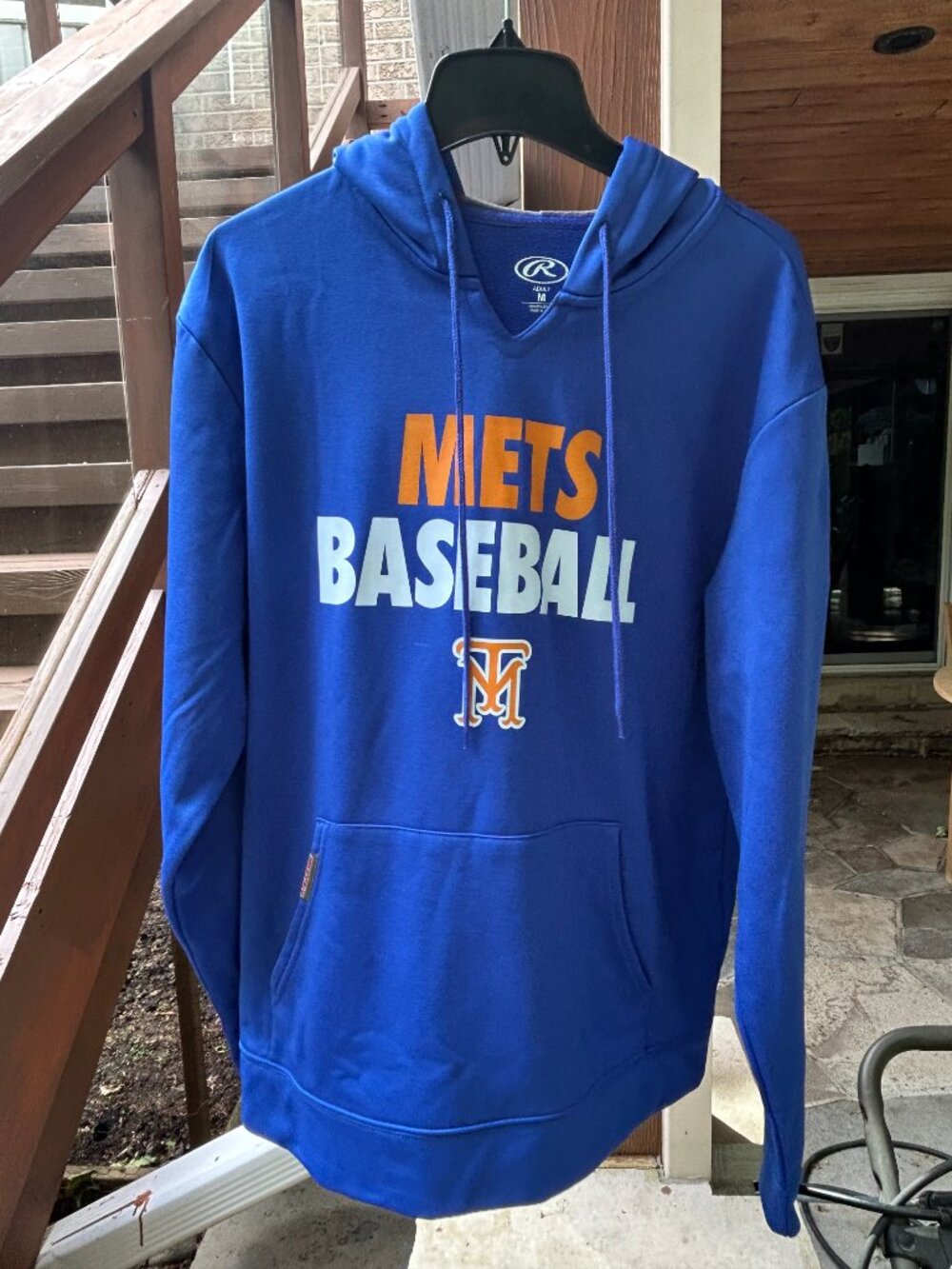 Rawlings Toronto Mets Baseball Hoodie – Men’s Medium